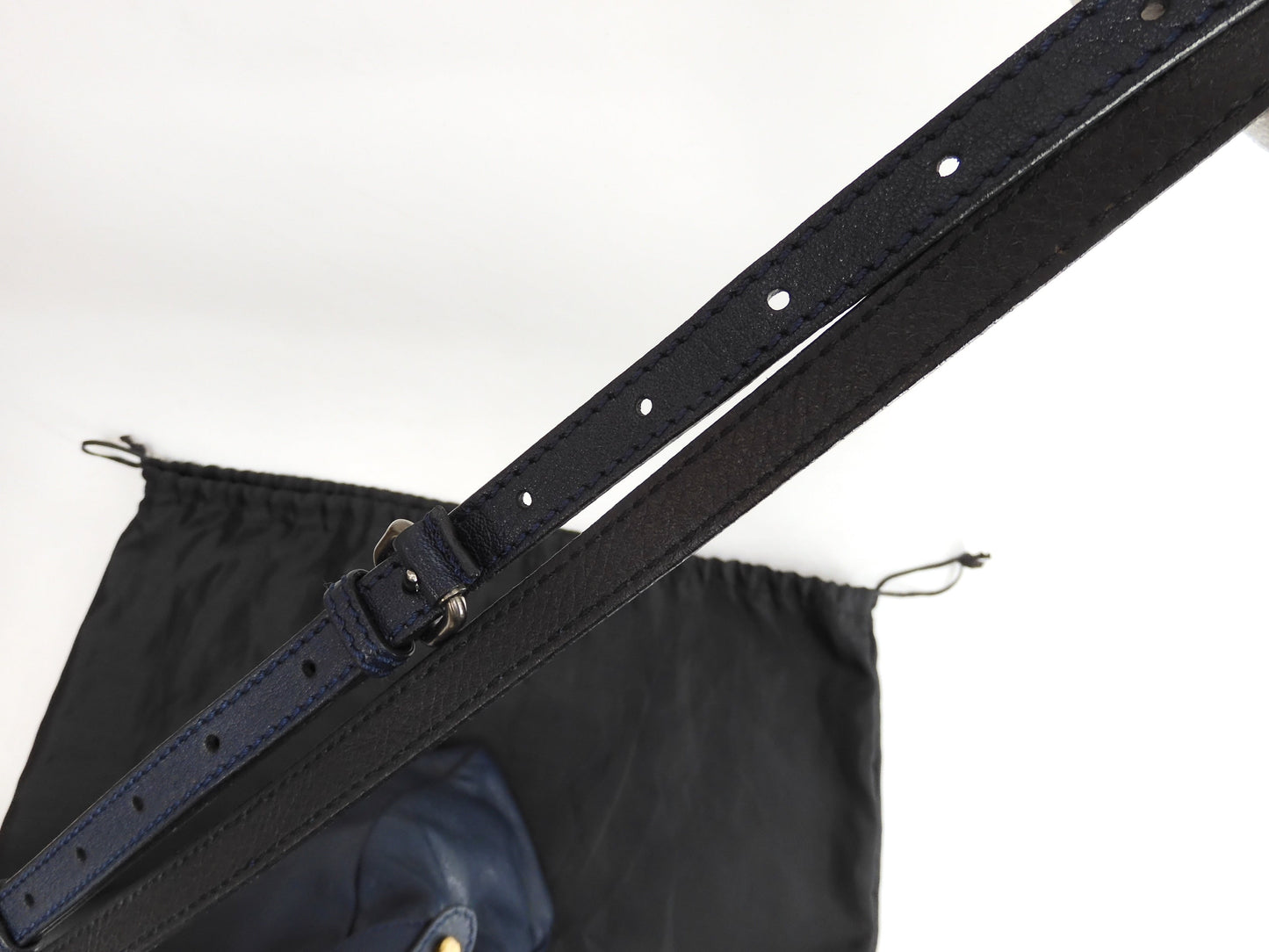 FENDI Peekaboo Small in pelle blu con tracolla, borsa a mano, ottime condizioni @ 313