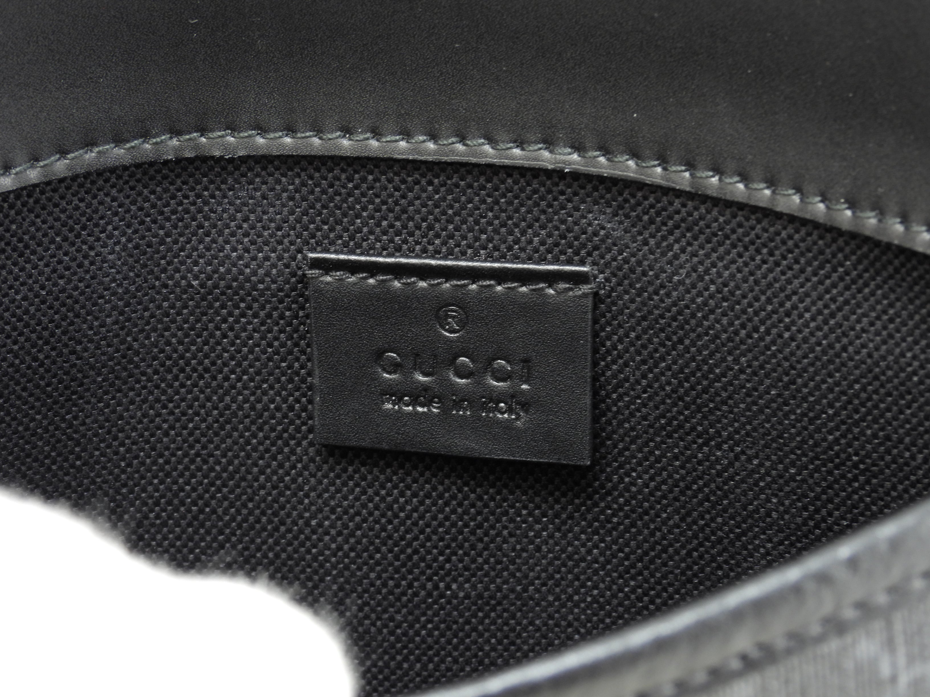 Gucci marsupio Web Old GG Supreme nero cintura ottimo stato @ 6