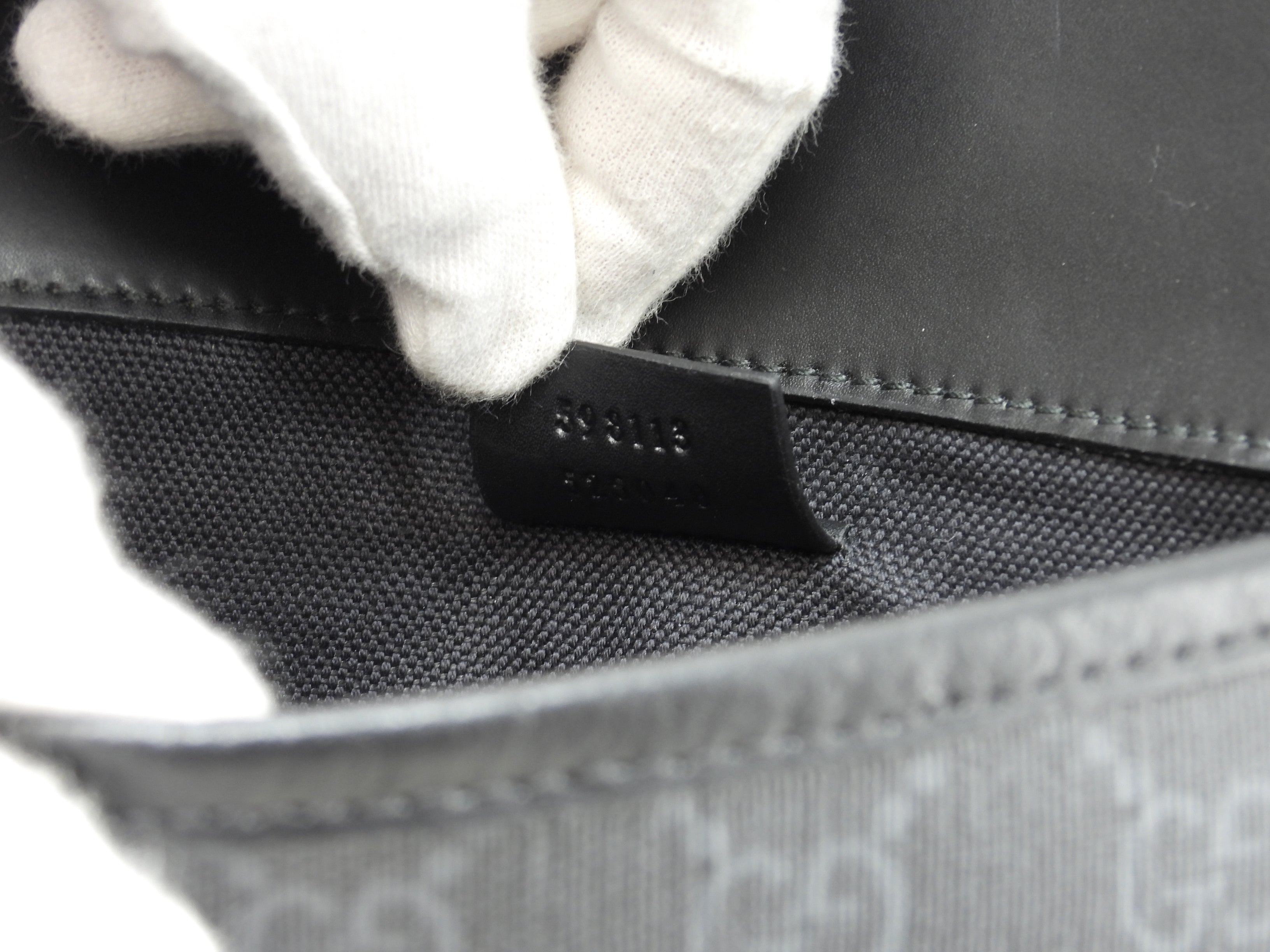Gucci marsupio Web Old GG Supreme nero cintura ottimo stato @ 6