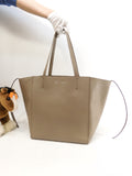 Celine Cabas Phantom Small in pelle grigia, borsa tote shopping @U-LA-0185