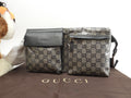 Gucci Marsupio GG Supreme Imprimé Grigio Nero Pelle Borsa a Tracolla Borsa da Vita @ 11