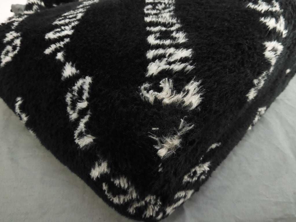 Balenciaga borsa tote Everyday in montone nero e bianco con tracolla @ 27