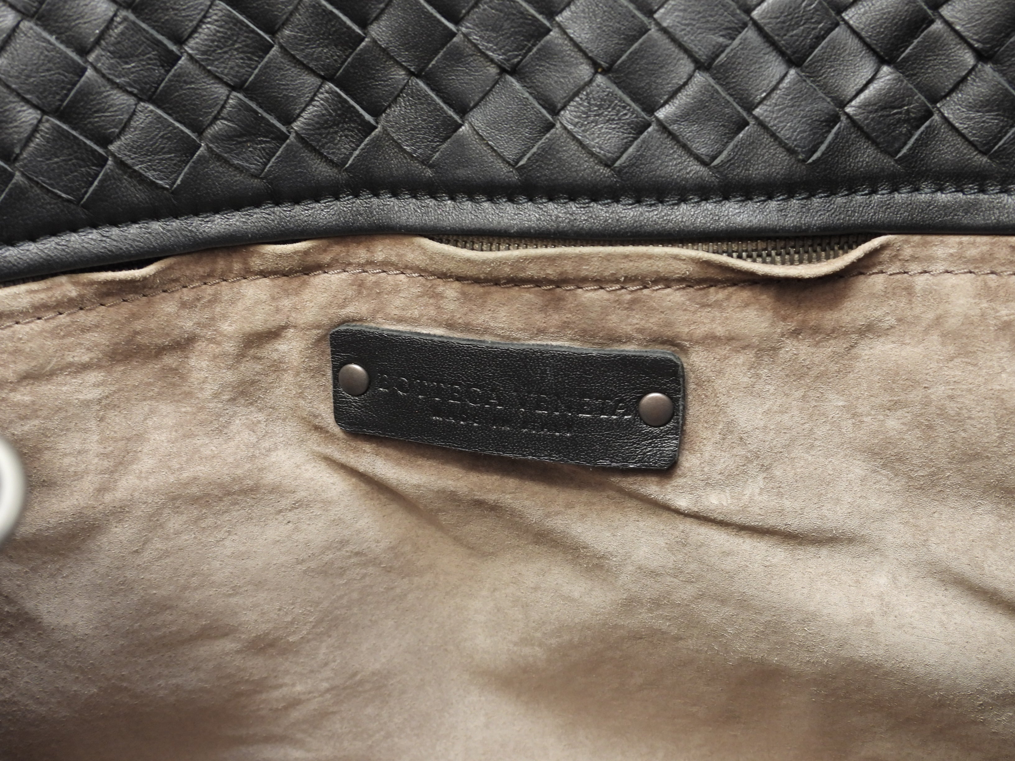 Bottega Veneta Cesta Small Intrecciato Pelle Nera Borsa Tote @B03096927W