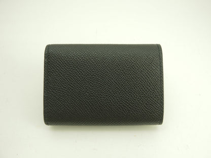 Ferragamo Portafoglio Mini Edizione Limitata Giappone Vara Bow in Pelle Nera Portafoglio a 3 ante Inutilizzato@JL-22D951