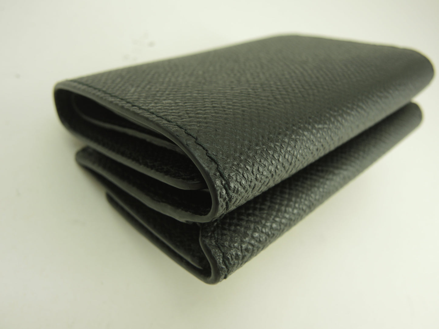 Ferragamo Portafoglio Mini Edizione Limitata Giappone Vara Bow in Pelle Nera Portafoglio a 3 ante Inutilizzato@JL-22D951