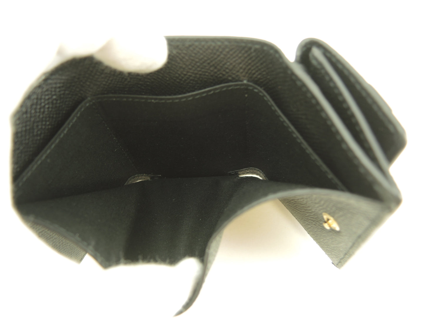 Ferragamo Portafoglio Mini Edizione Limitata Giappone Vara Bow in Pelle Nera Portafoglio a 3 ante Inutilizzato@JL-22D951
