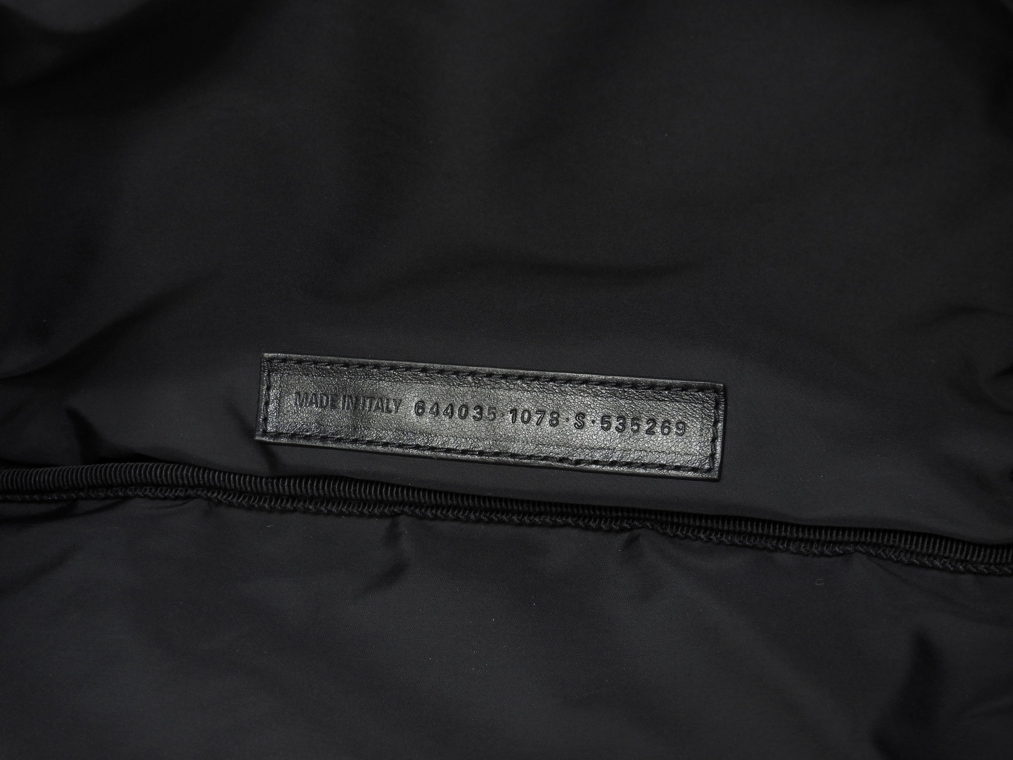 Balenciaga marsupio Every Day in nylon nero e bianco, in ottime condizioni @ 46