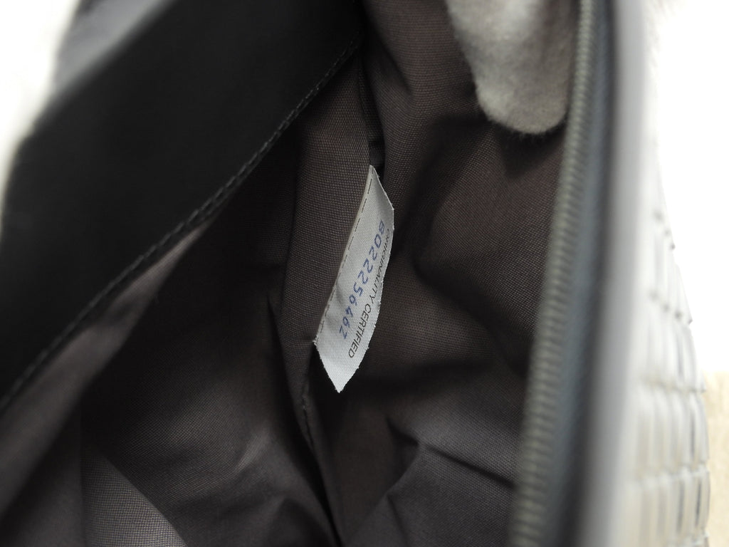 Bottega Veneta ventiquattrore Intrecciato in pelle grigia, cartella, ottime condizioni @B02225646Z