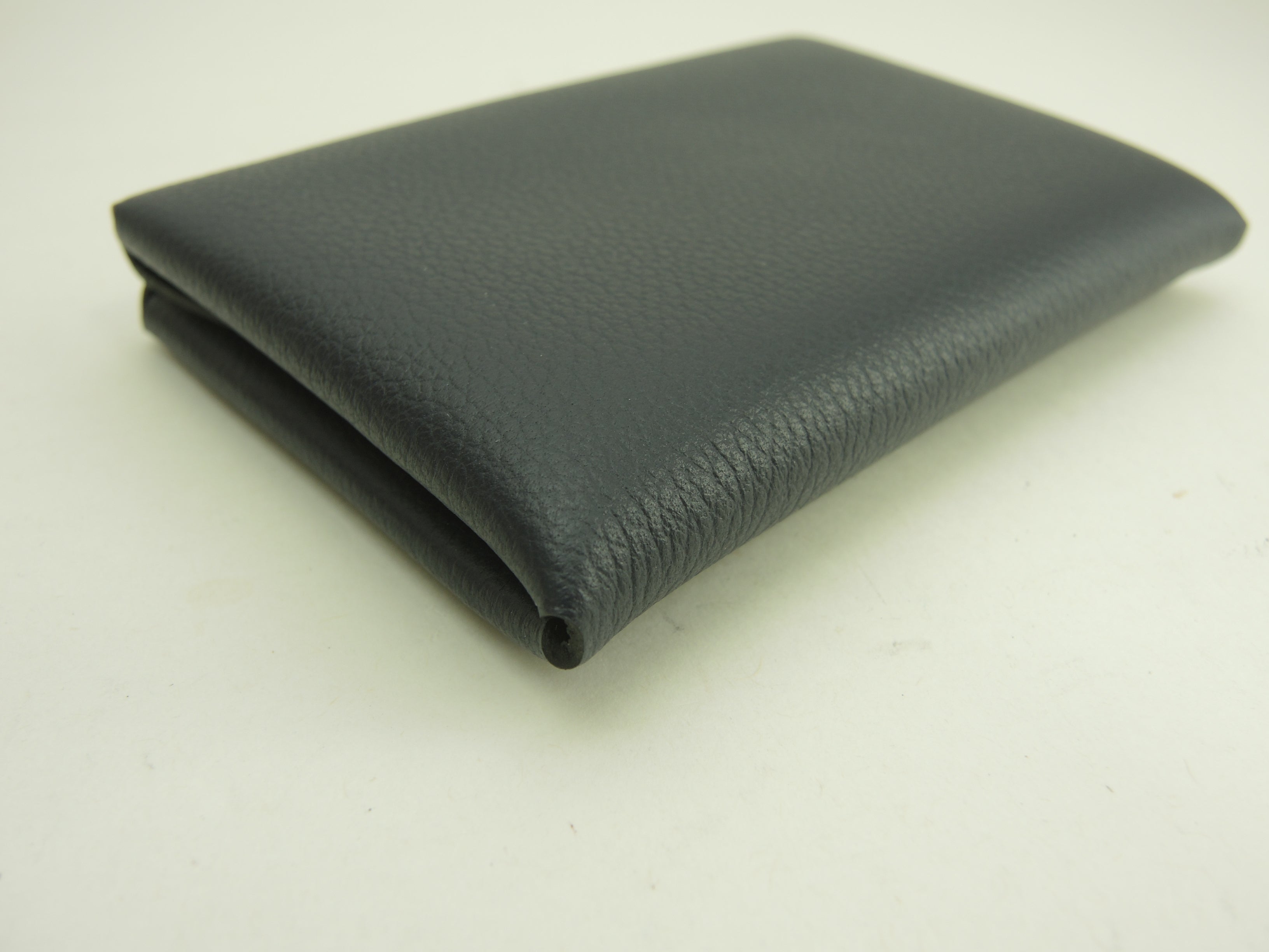 エルメス カルヴィデュオ ヴォーエヴァーカラー ブルーインディゴ コンパクトウォレット ミニサイフ 新品@B