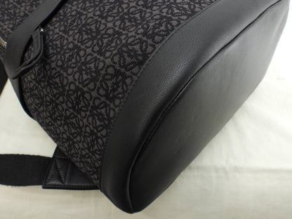 LOEWE Zaino Anagram Jacquard Nero Grigio ZAINO UOMO Ottime Condizioni@822138
