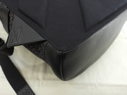 LOEWE Zaino Anagram Jacquard Nero Grigio ZAINO UOMO Ottime Condizioni@822138