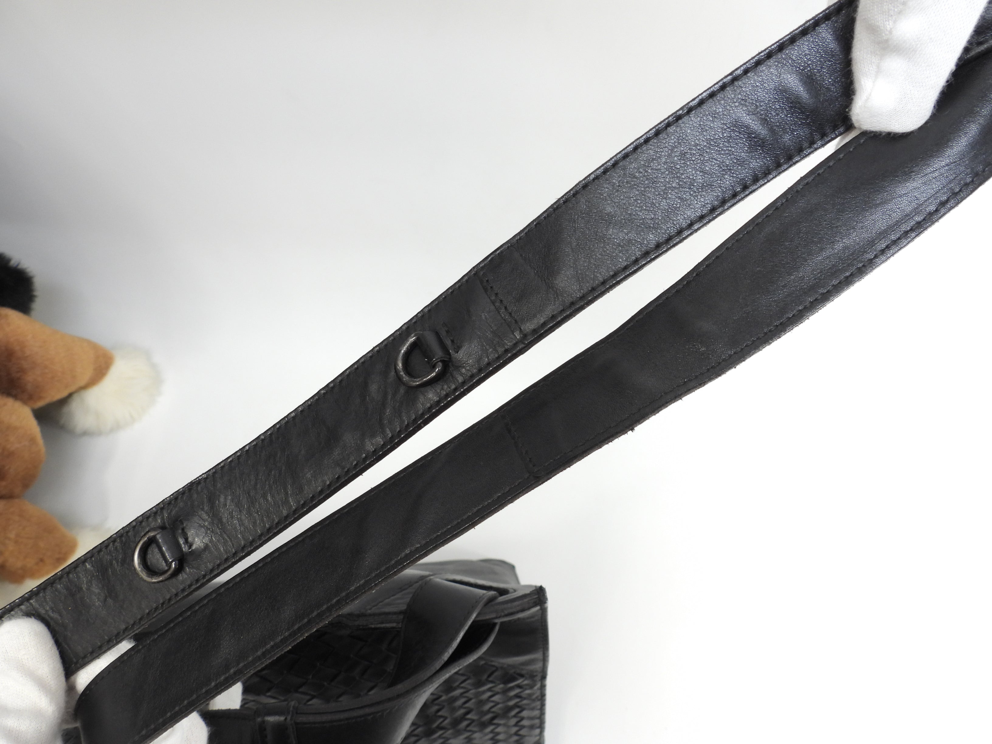 Bottega Veneta Borsa Messenger Intrecciato Pelle Nera Crossbody Uomo Bellissimo Articolo @ 242