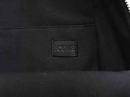 LOEWE Zaino Anagram Jacquard Nero Grigio ZAINO UOMO Ottime Condizioni@822138
