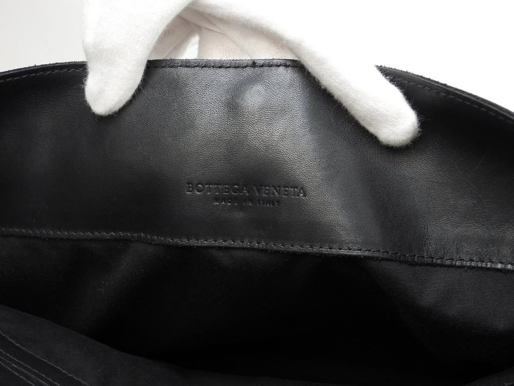 Bottega Veneta Borsa Messenger Intrecciato Pelle Nera Crossbody Uomo Bellissimo Articolo @ 242