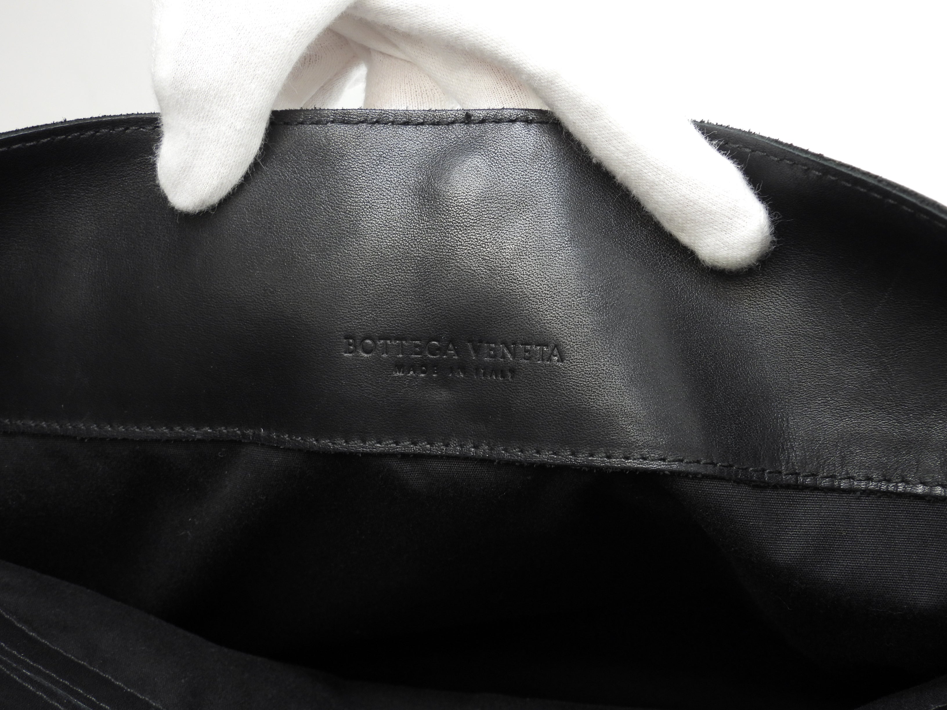 Bottega Veneta Borsa Messenger Intrecciato Pelle Nera Crossbody Uomo Bellissimo Articolo @ 242