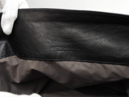 Bottega Veneta Borsa Messenger Coccodrillo/Pelle Nera Borsa a Tracolla@B00517184E
