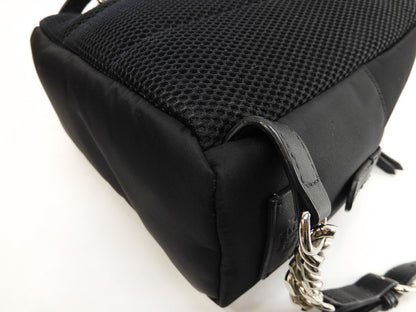 Fendi Zaino Piccolo Bag Bugs Mostro Nero Borsa a Sacco @ 20