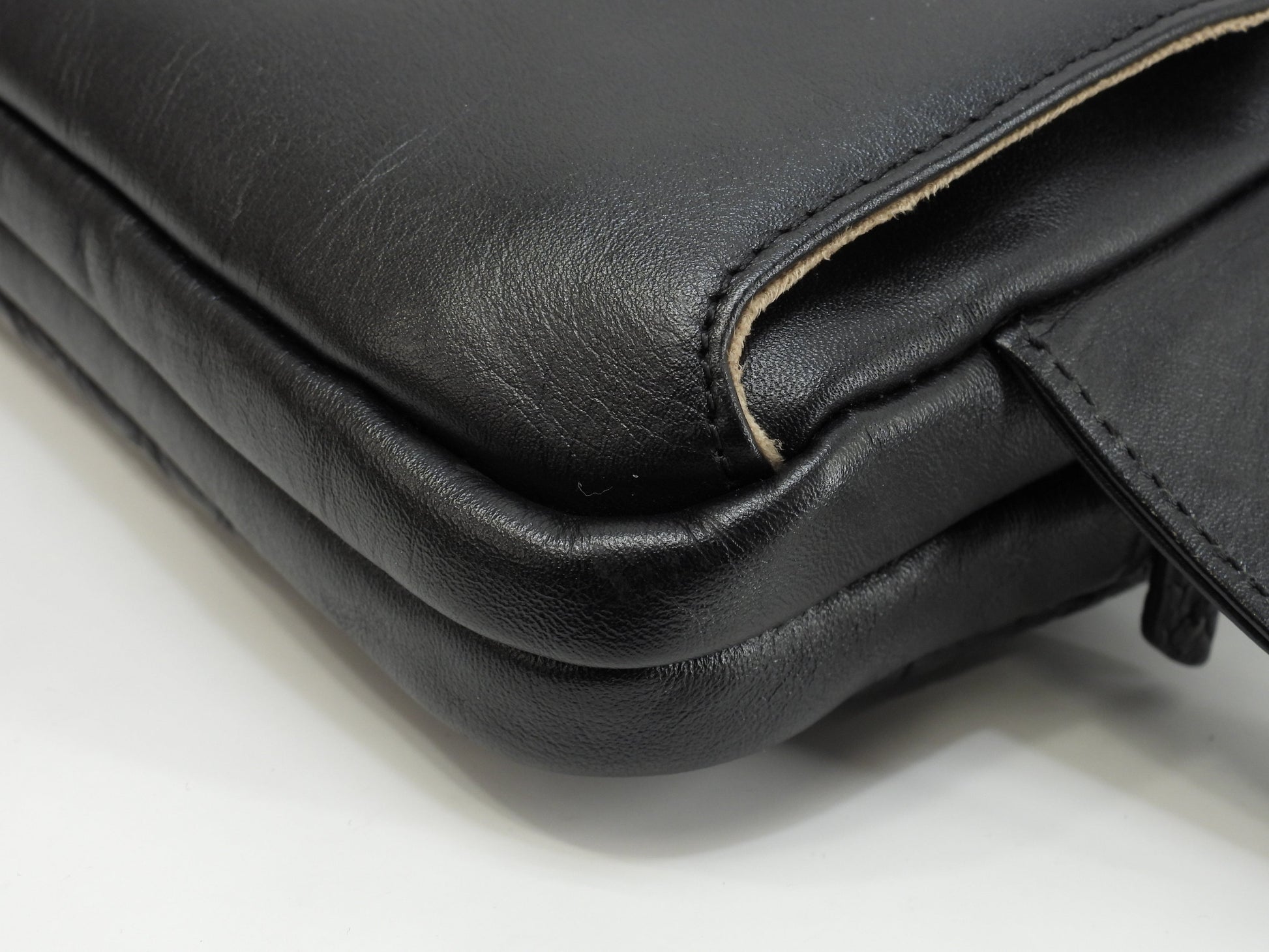 I'LLbe Bum Bag coccodrillo opaco nero Borsa a tracolla Pochette Nuovo@ 42