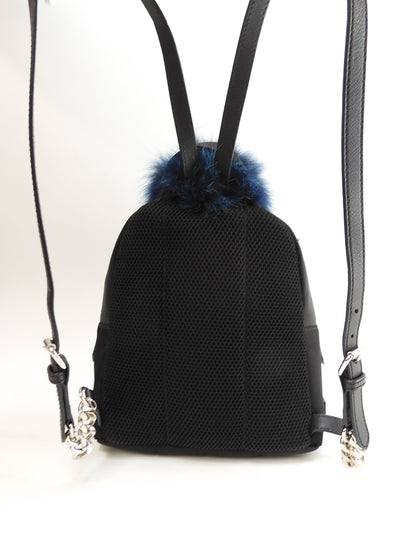 Fendi Zaino Piccolo Bag Bugs Mostro Nero Borsa a Sacco @ 20