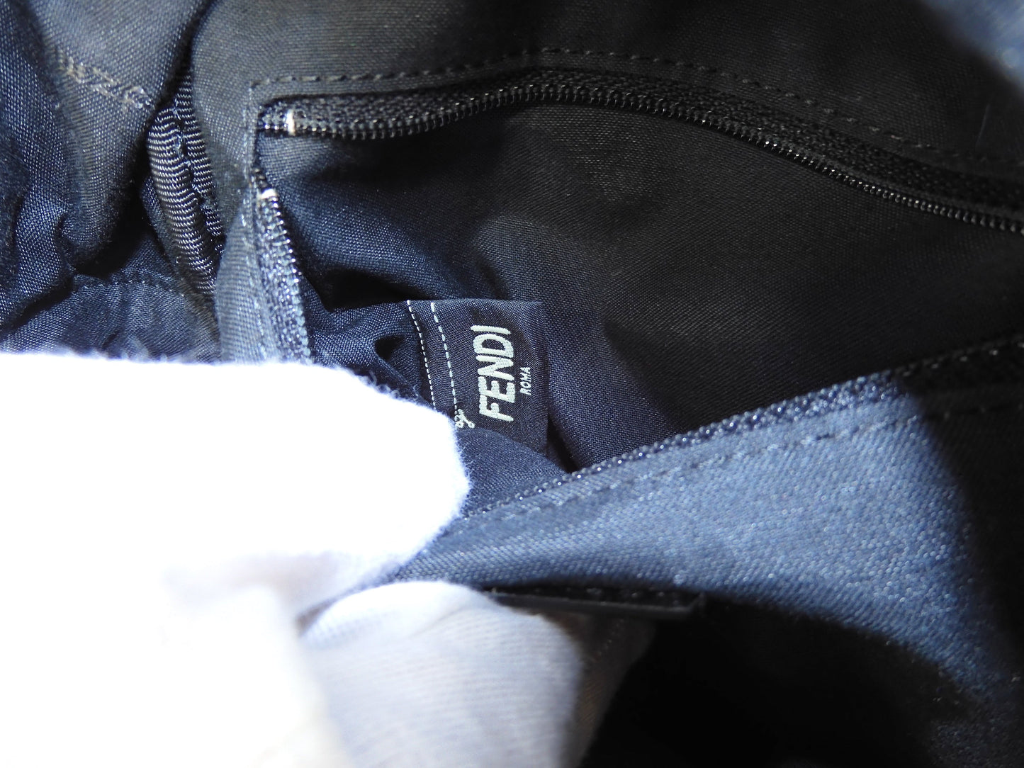 Fendi Zaino Piccolo Bag Bugs Mostro Nero Borsa a Sacco @ 20