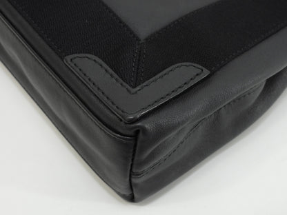 Balenciaga Navy Cabas XS in pelle nera, pochette mini borsa a mano, ottime condizioni @ 358