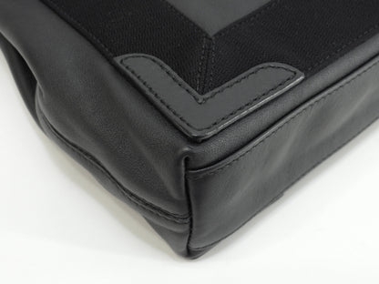 Balenciaga Navy Cabas XS in pelle nera, pochette mini borsa a mano, ottime condizioni @ 358