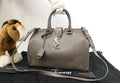 Saint Laurent Cabas Small YSL in pelle grigia Borsa a mano Classic YSL Cabas @ 75