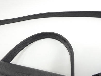 Tod's borsa a mano con tracolla Gommini Small in pelle nera, pochette, nuovo con etichette@2