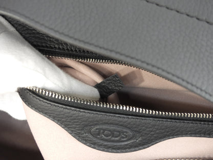 Tod's borsa a mano con tracolla Gommini Small in pelle nera, pochette, nuovo con etichette@2
