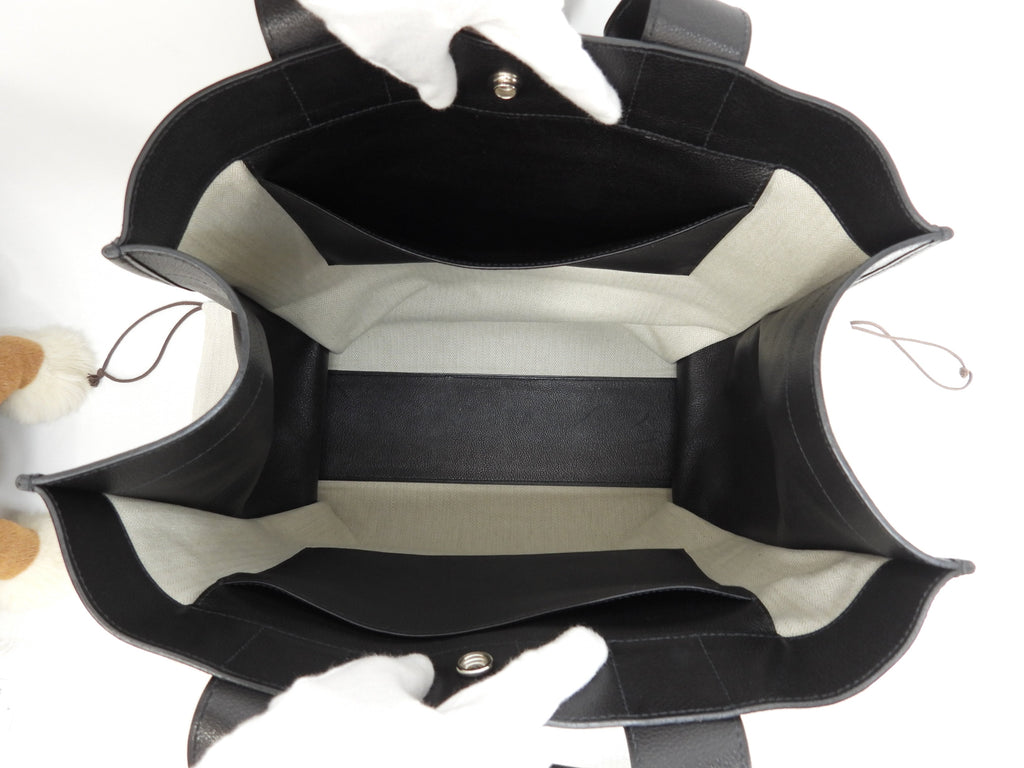 エルメス サックベルラン縦長 トートバッグ レザー黒 メンズ ショルダーバッグ@□K 2