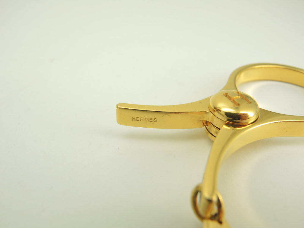 エルメス バッグチャーム フィルー ゴールド キーリング グローブホルダー 美品@ 11