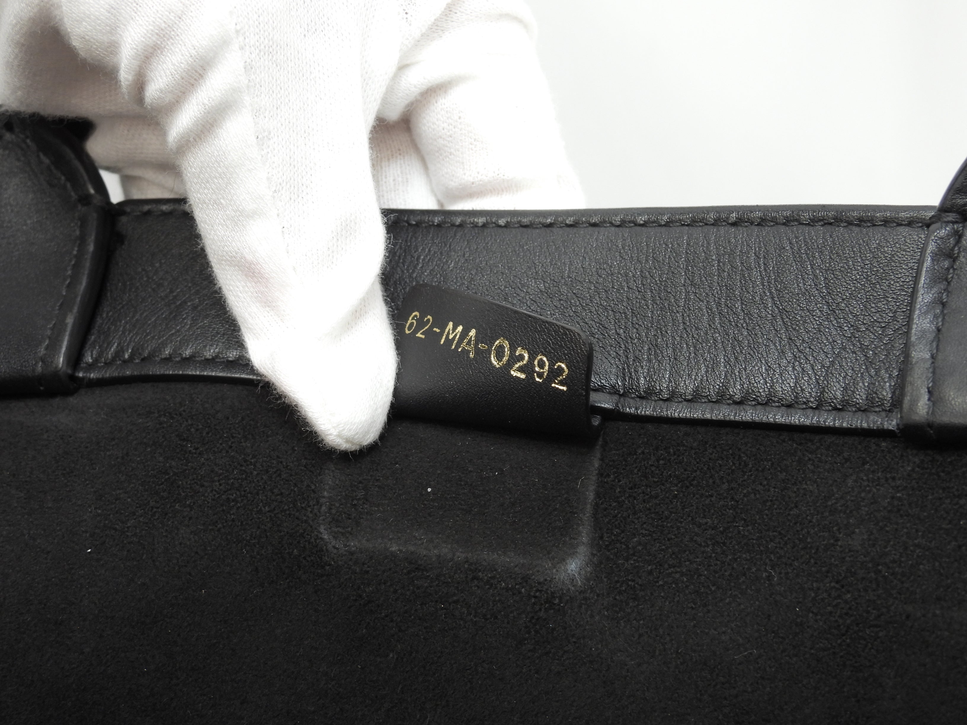 Borsa a mano Christian Dior Book Tote media in pelle nera, condizioni eccellenti@62-MA-0292