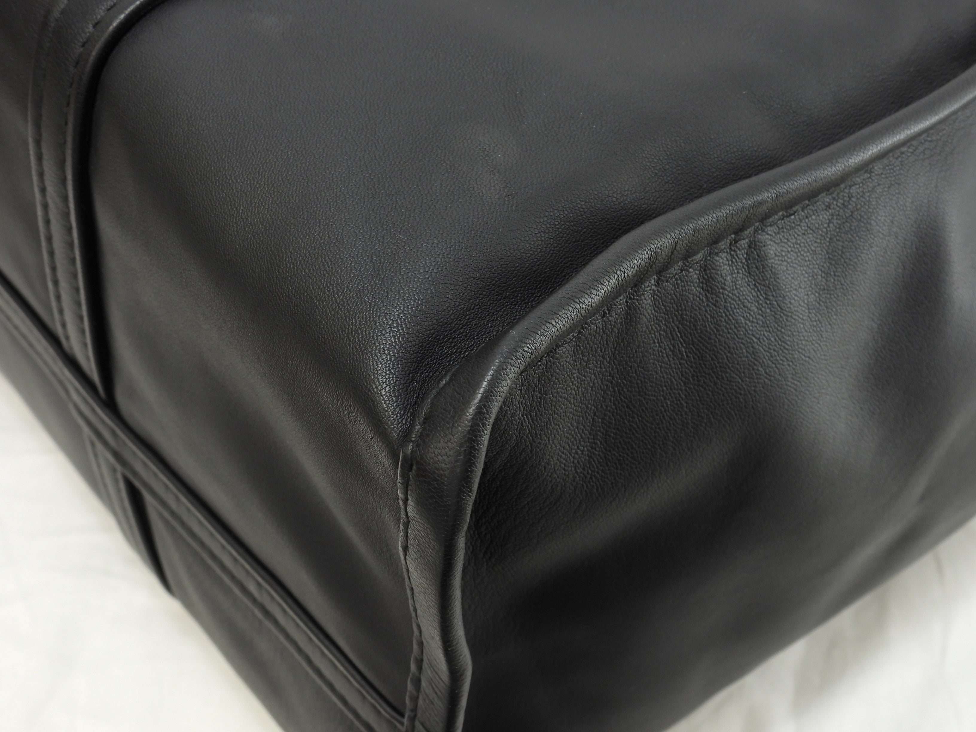 Borsa tote grande Balenciaga Bazar Shopper in pelle nera da uomo, usata, come nuova@ 1