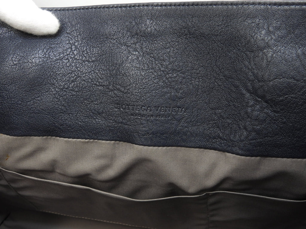 Bottega Veneta Borsa Tote Intrecciato Pelle Blu-Verde Borsa a mano da uomo Come nuova@B05092977D