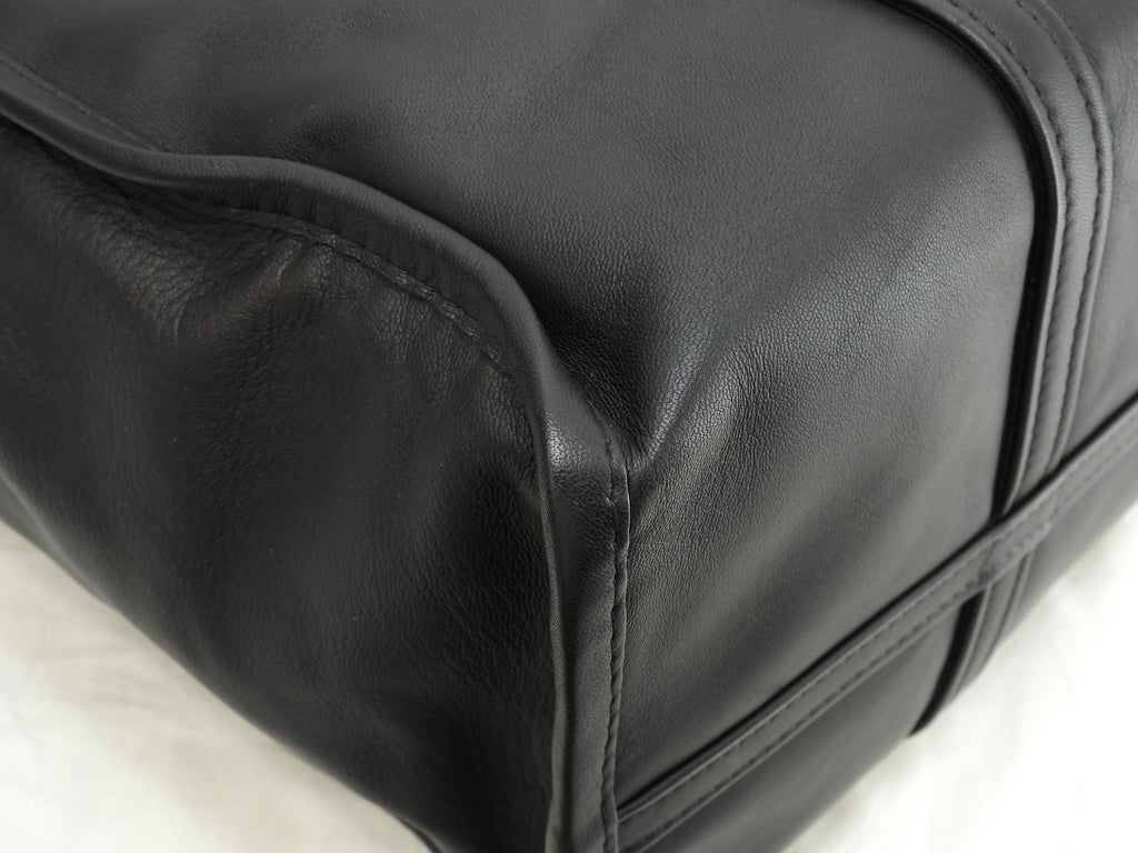 Borsa tote grande Balenciaga Bazar Shopper in pelle nera da uomo, usata, come nuova@ 1