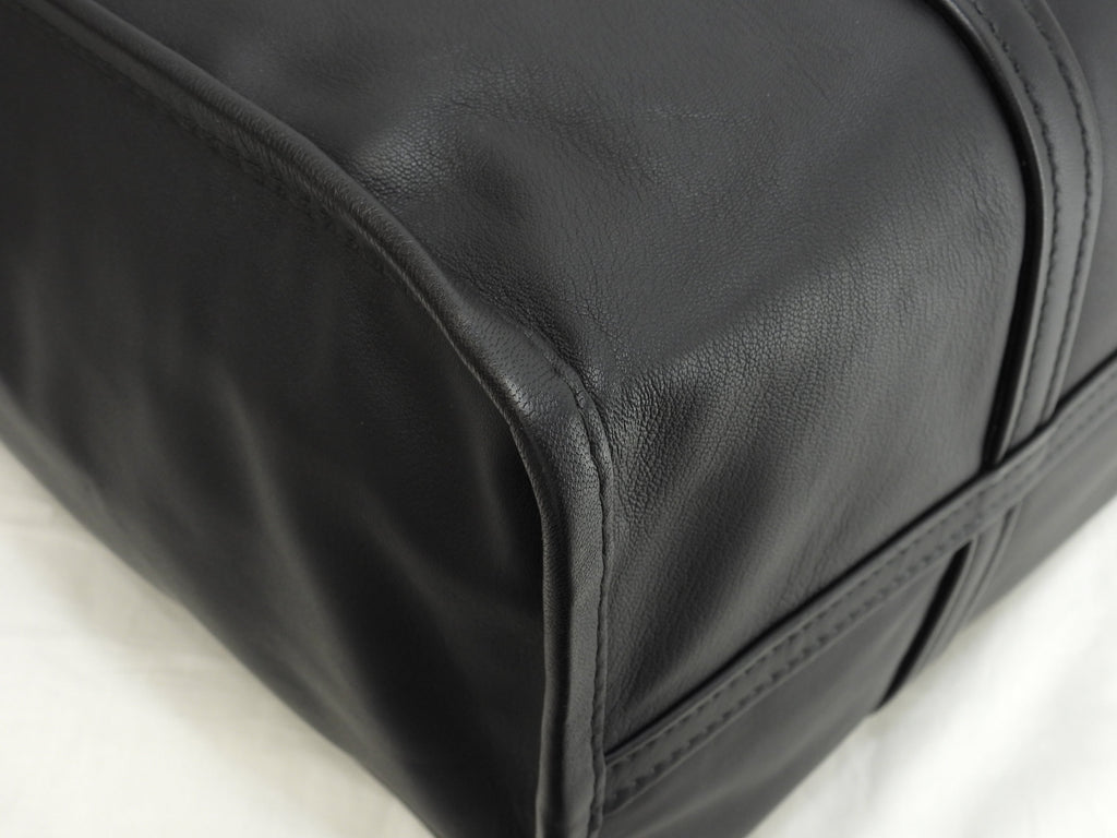 Borsa tote grande Balenciaga Bazar Shopper in pelle nera da uomo, usata, come nuova@ 1