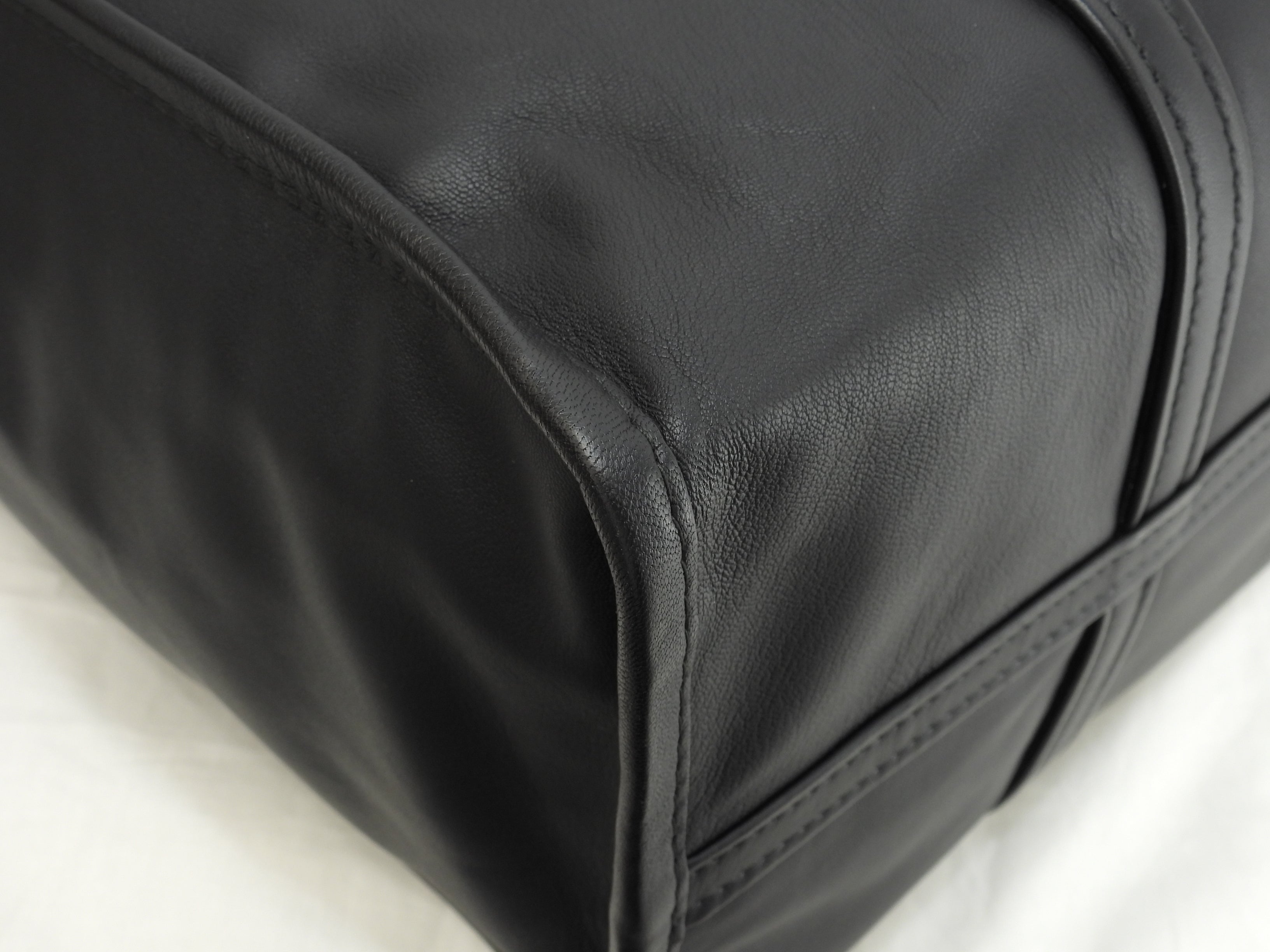 Borsa tote grande Balenciaga Bazar Shopper in pelle nera da uomo, usata, come nuova@ 1