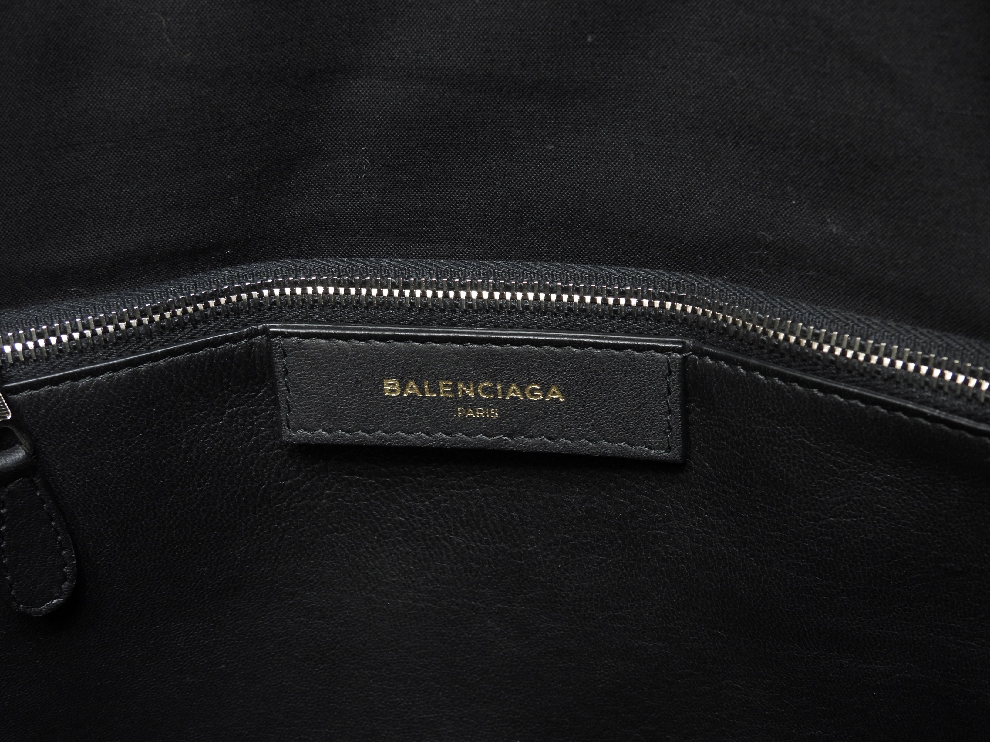Borsa tote grande Balenciaga Bazar Shopper in pelle nera da uomo, usata, come nuova@ 1