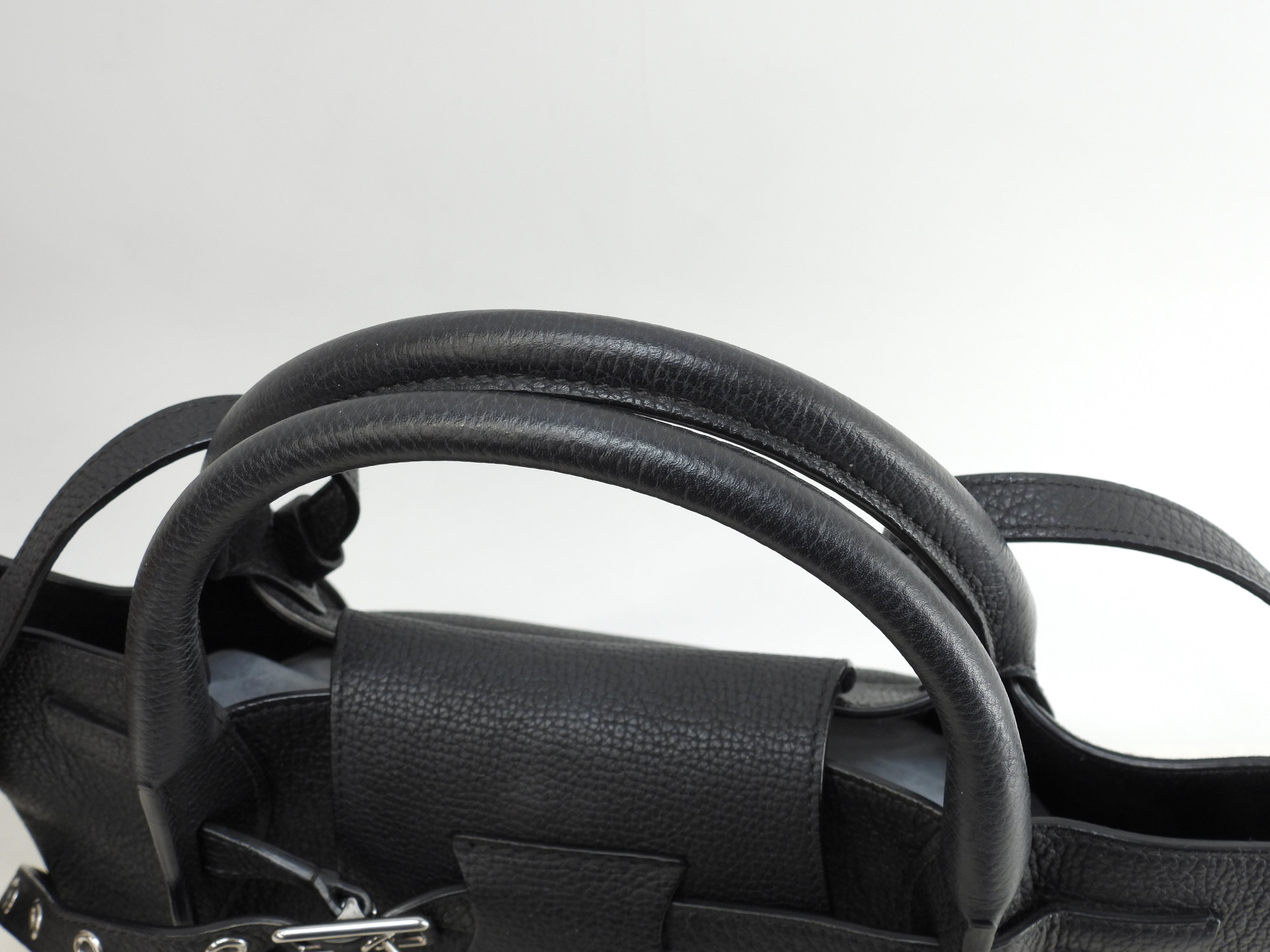 Celine Big Bag Mini Borsa a mano e a tracolla in pelle nera @U-GM-0149
