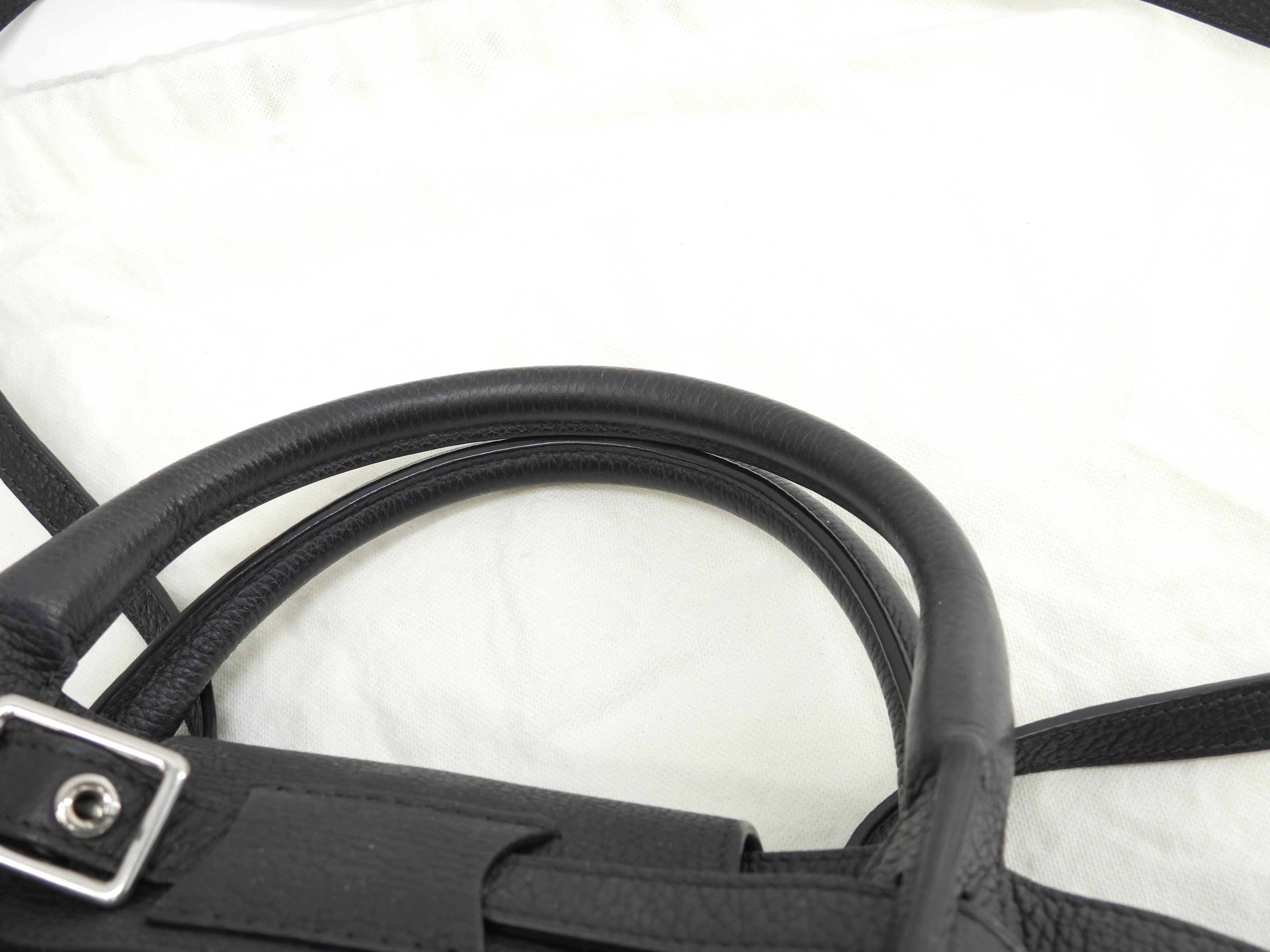 Celine Big Bag Mini Borsa a mano e a tracolla in pelle nera @U-GM-0149