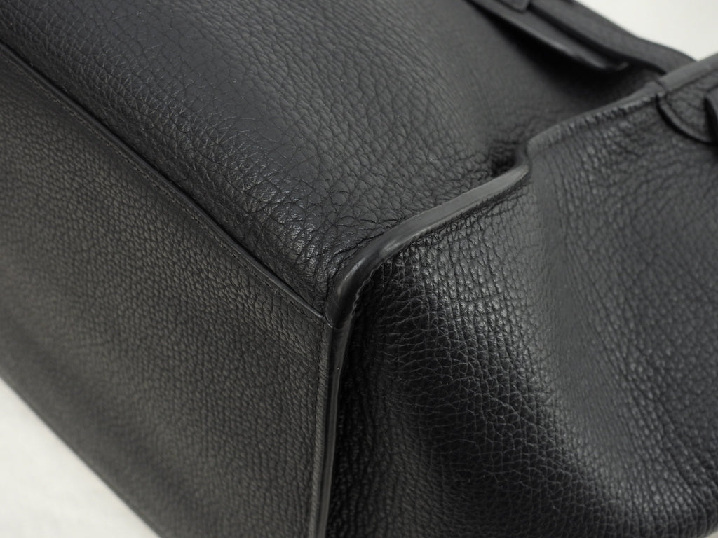 Celine Big Bag Mini Borsa a mano e a tracolla in pelle nera @U-GM-0149