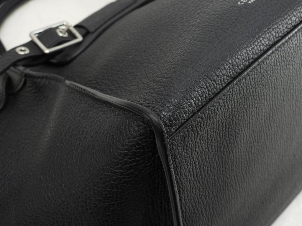 Celine Big Bag Mini Borsa a mano e a tracolla in pelle nera @U-GM-0149