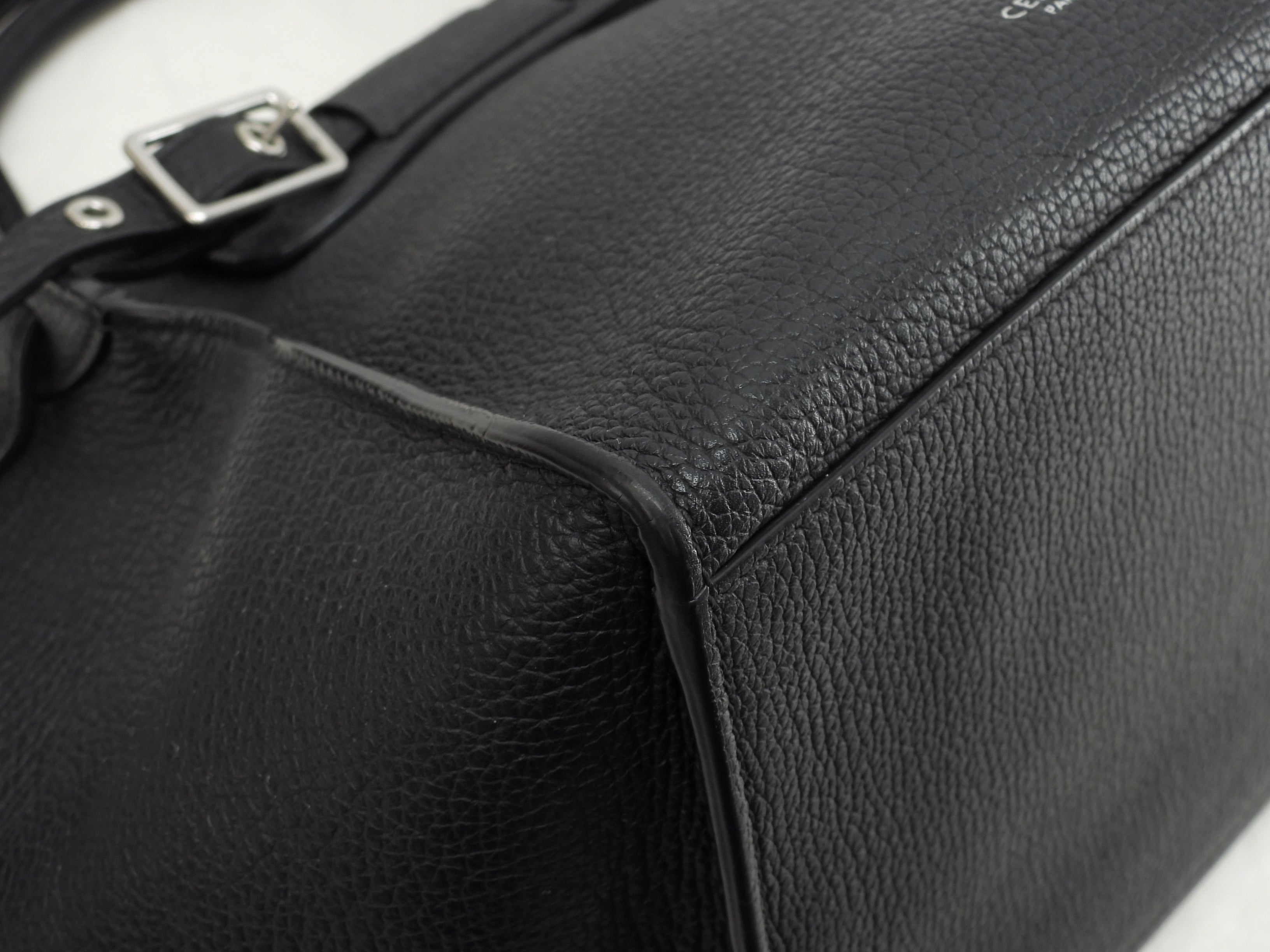 Celine Big Bag Mini Borsa a mano e a tracolla in pelle nera @U-GM-0149