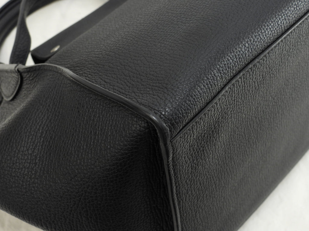 Celine Big Bag Mini Borsa a mano e a tracolla in pelle nera @U-GM-0149
