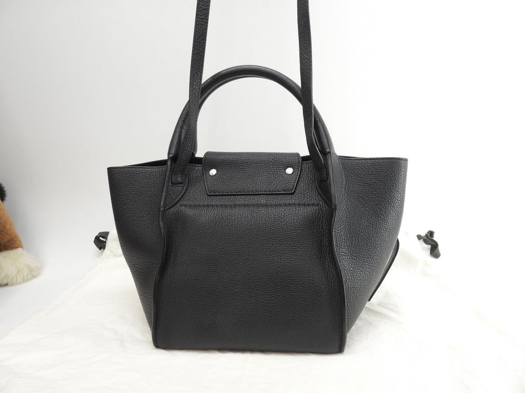 Celine Big Bag Mini Borsa a mano e a tracolla in pelle nera @U-GM-0149