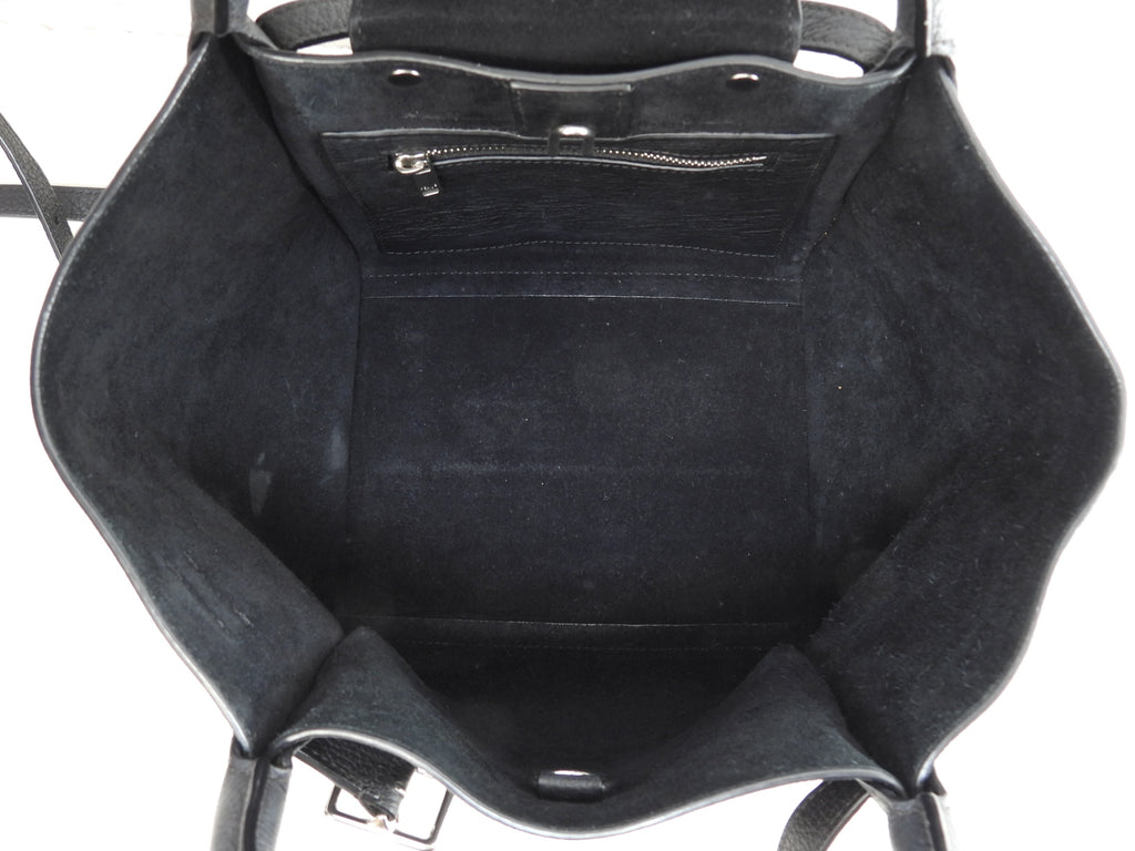 Celine Big Bag Mini Borsa a mano e a tracolla in pelle nera @U-GM-0149