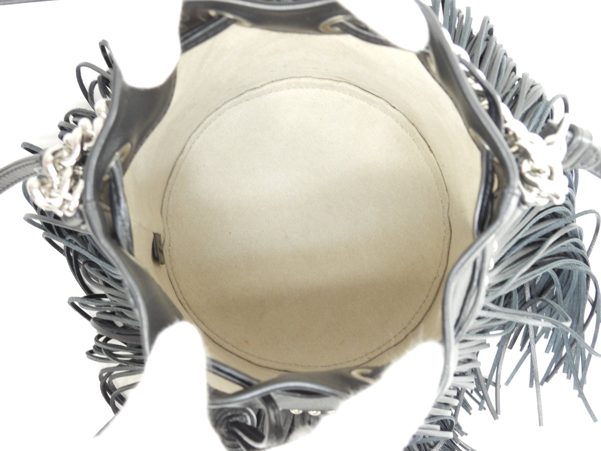J&Mdavidson カーニバルミニ フリンジ レザー黒 ポシェット 2Wayハンドバッグ 極美品@ 7