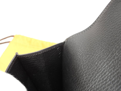 Hermès Jet Ardennes Nero Hardware Oro Clutch Borsa a mano Ottime condizioni@○Z