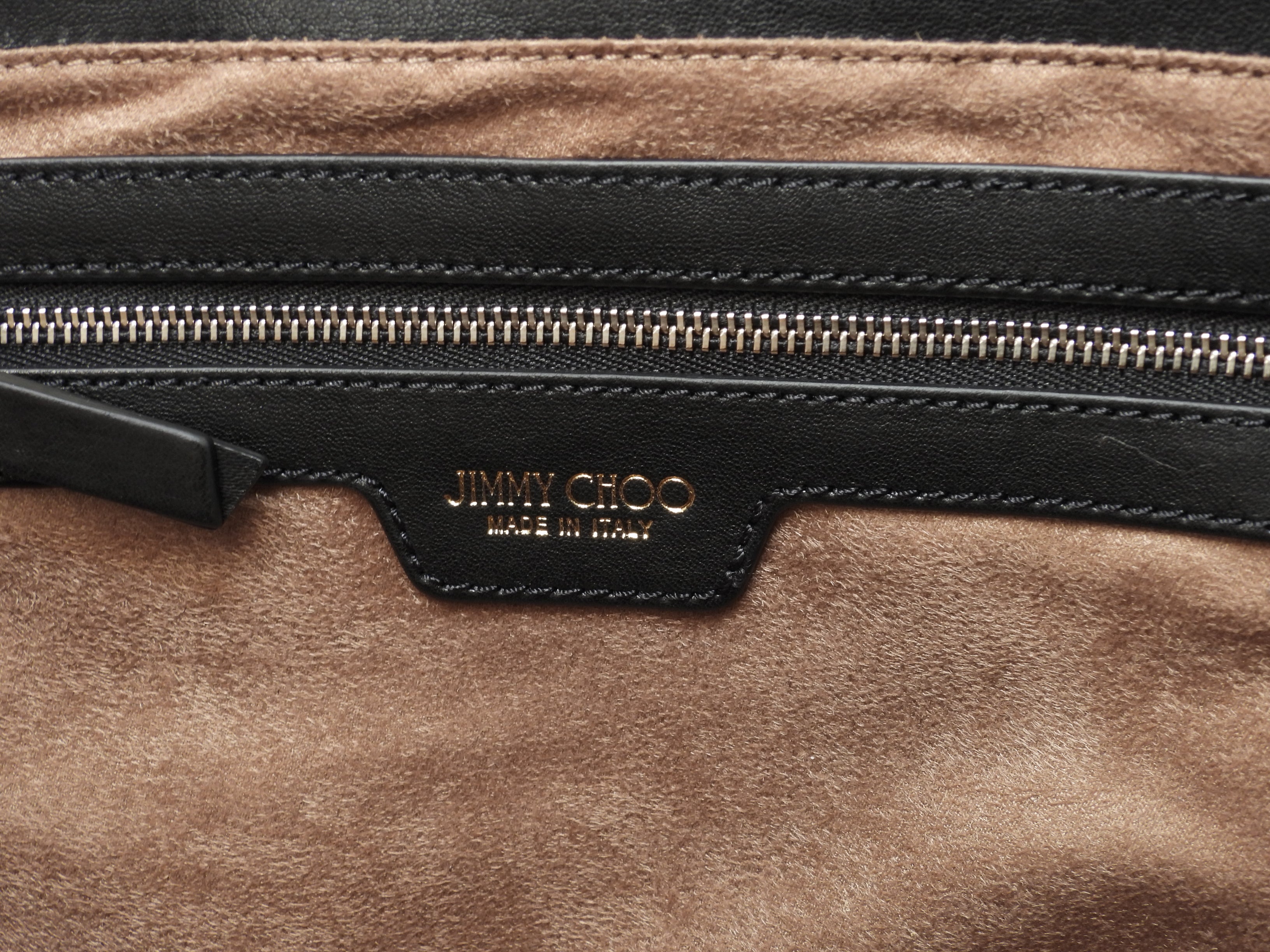 Jimmy Choo Sofia M borsa tote/a tracolla in pelle nera con borchie a stella argentate @WX4TQ6