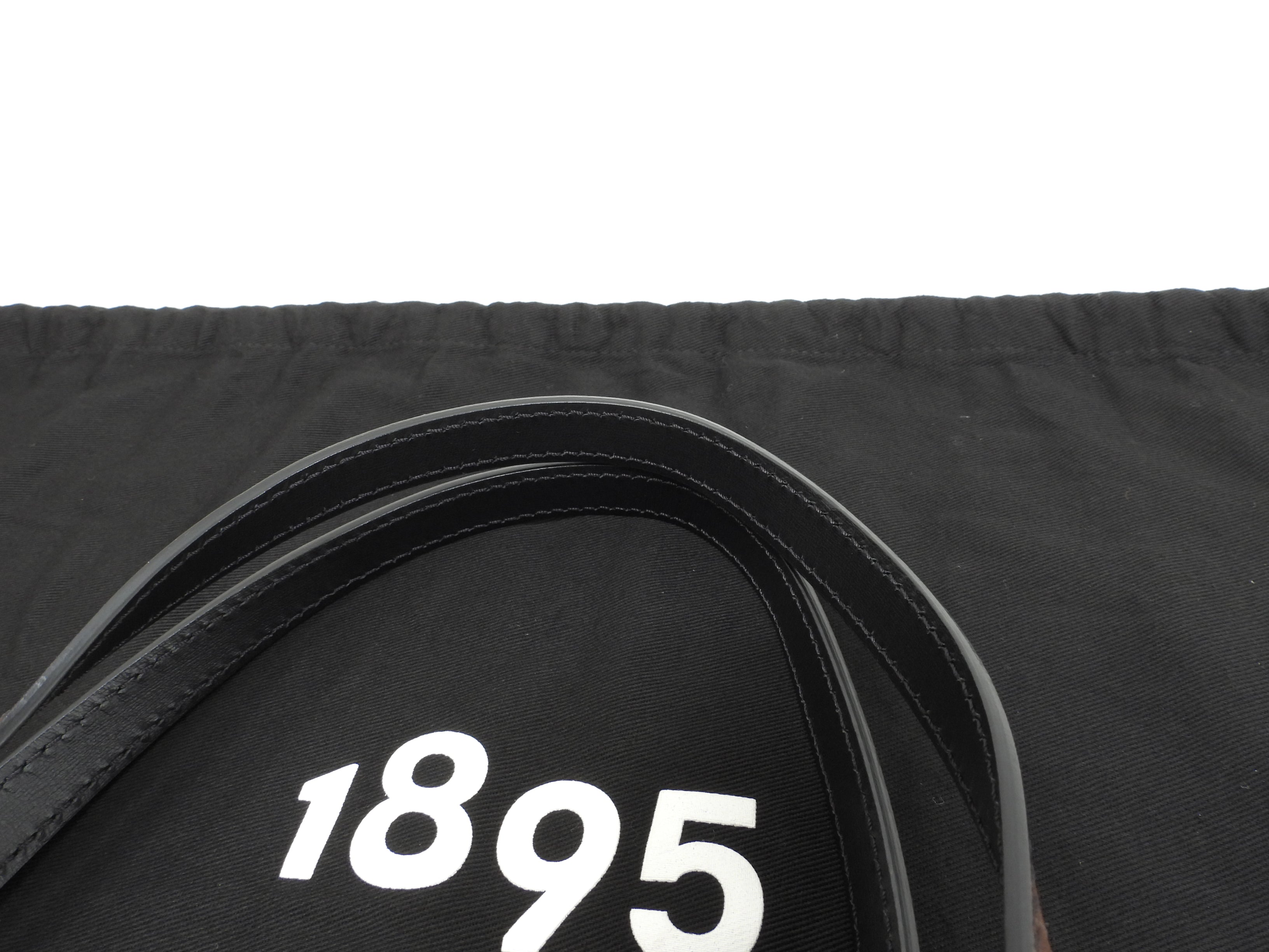Berluti Pure Signature Borsa a tracolla shopping uomo in pelle scura e nera, condizioni eccellenti@U0211